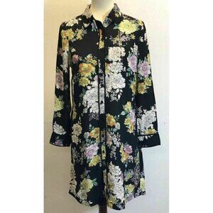 Maison Jules Womens Multicolor Floral-Dress S